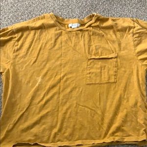 Mustard yellow t-shirt